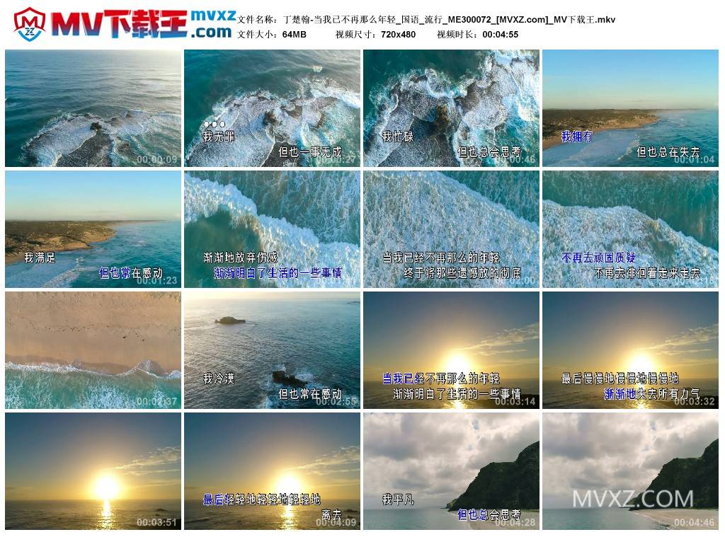 丁楚翰-当我已不再那么年轻_国语_流行_ME300072